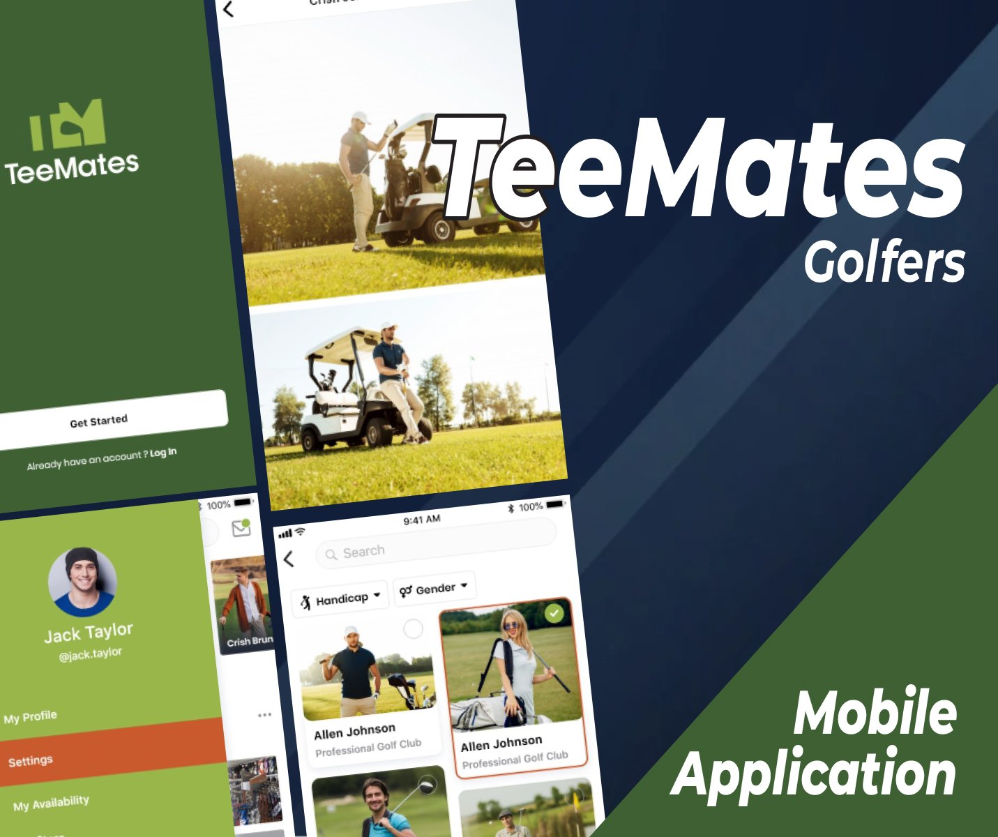 TeeMates Golfers App